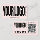 Search for virtual business cards Pink