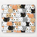 Search for white cat mouse mats Pattern