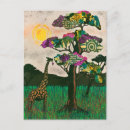 Search for african tree postcards Wild animals