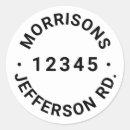 Search for round address labels weddings Black and white