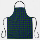 Search for green and white aprons Tartan