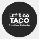 Search for trump joke stickers Taco pun