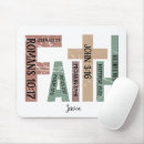 Search for scripture of inspiration mouse mats Typography
