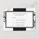 Search for bands rsvp cards Black