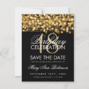 Search for string lights save the dates Gold