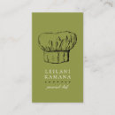 Search for culinary business cards Simple