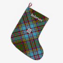 Search for blue plaid christmas stockings Traditional