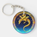Search for golden dragon key rings Fantasy