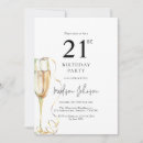 Search for elegant 21st birthday invitations Calligraphy