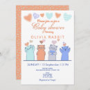 Search for kitten baby shower invitations Blue