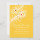 Search for peacock plume invitations Plumes