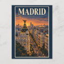 Search for madrid postcards Retro vintage travel