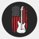 Search for american guitar stickers Flag