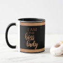 Search for boss lady black mugs Typography