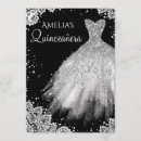 Search for black dress invitations Glitter