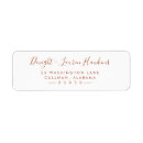 Search for orange return address labels Classic