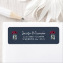 Search for navy blue wedding return address labels Watercolor
