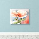 Search for coral pink canvas prints Flower