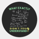 Search for math joke stickers Science