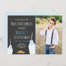 Search for milk and cookies invitations Blue