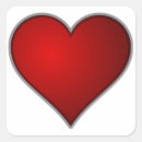 Search for red plain stickers Heart