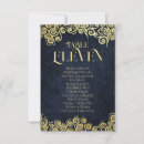 Search for navy and gold table cards Classy