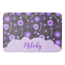Search for grey and purple bath mats Girly