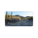 Search for saguaro cactus return address labels Landscape