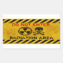 Search for radiation hazard stickers Radioactivity