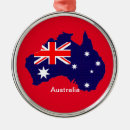 Search for australian flag christmas tree decorations Country