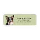 Search for cardigan corgi return address labels Pembroke welsh