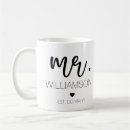 Search for newly married couple mugs Newlyweds