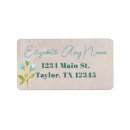 Search for purple teal return address labels Flowers