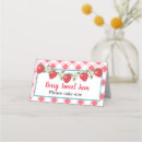 Search for food place cards Strawberry
