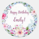 Search for wild roses stickers Birthday