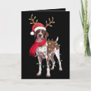 Search for german shorthaired pointer dog cards Santa