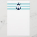 Search for nautical stationery paper Blue