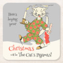 Search for funny cat coasters Pyjamas
