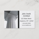 Search for column business cards Architecture