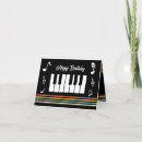Search for vintage music birthday cards Piano
