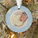 Search for baby name christmas tree decorations Snowflake