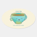Search for tea oval stickers Funny