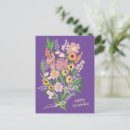 Search for happy birthday wildflowers postcards Floral
