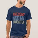 Search for like father like daughter tshirts Birthday