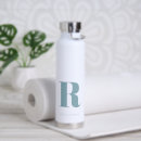 Search for simple modern water bottles Monogrammed