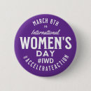 Search for international womens day badges March 8th