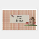 Search for countries rectangle stickers Red
