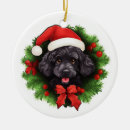 Search for black poodle christmas tree decorations Dog