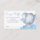 Search for elephant diaper raffle tickets Watercolor