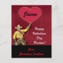 Search for cowboy valentines day cards Western